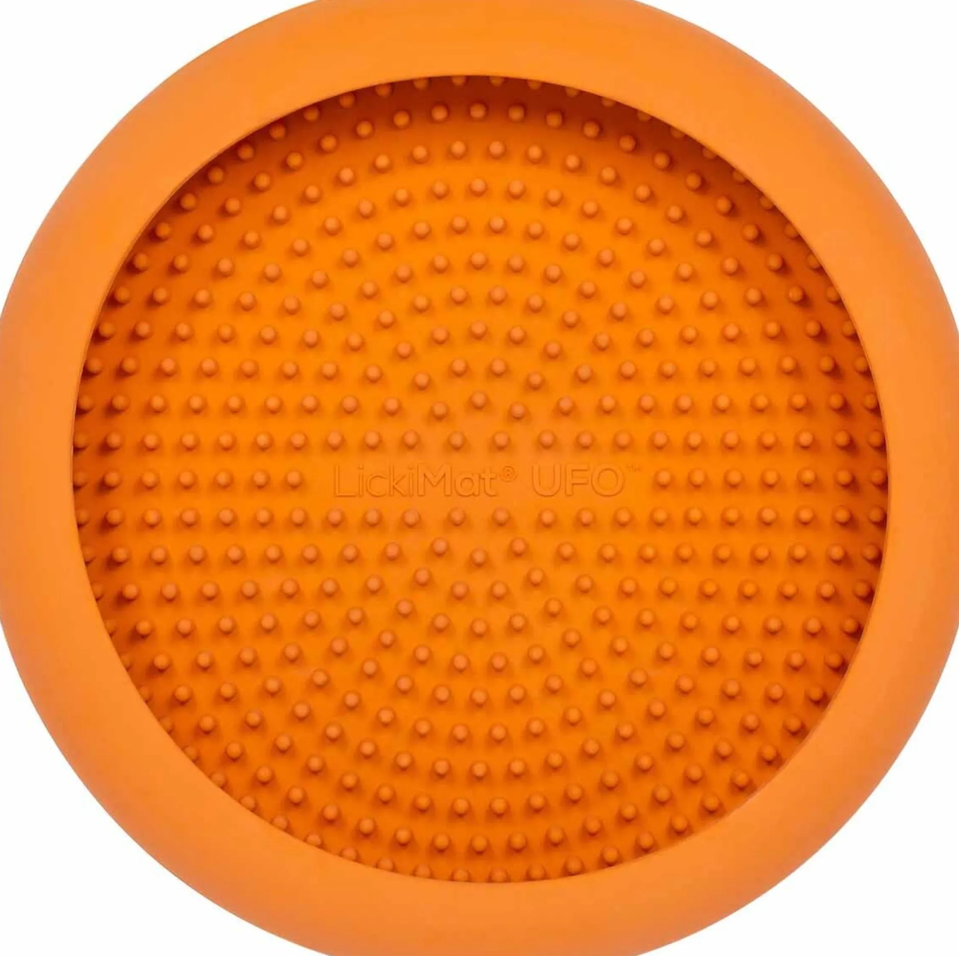 LickiMat Hundskål Ufo Orange