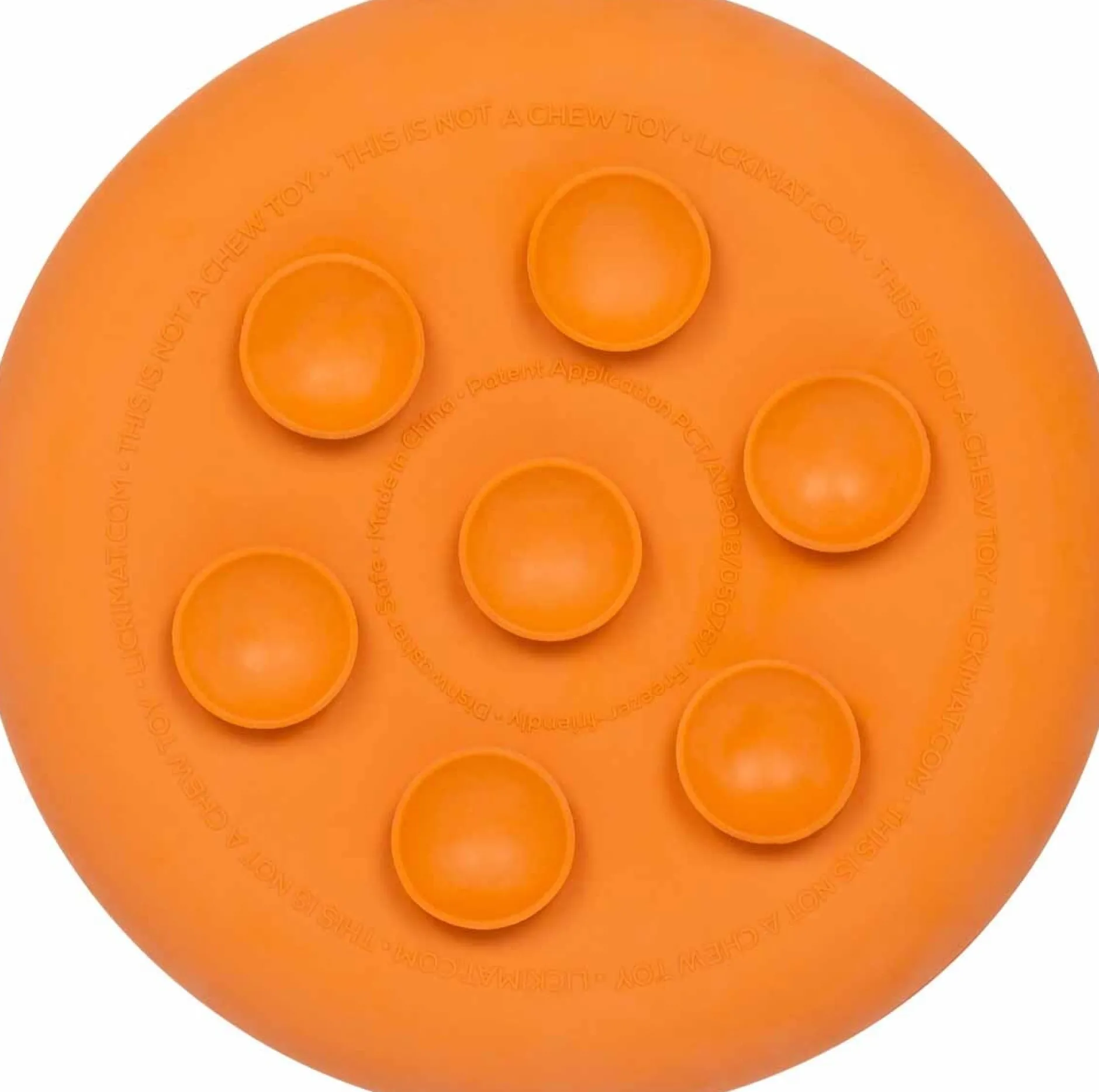 LickiMat Hundskål Ufo Orange