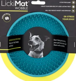 LickiMat Hundskål Wobble Ljusblå 17x17x8 cm