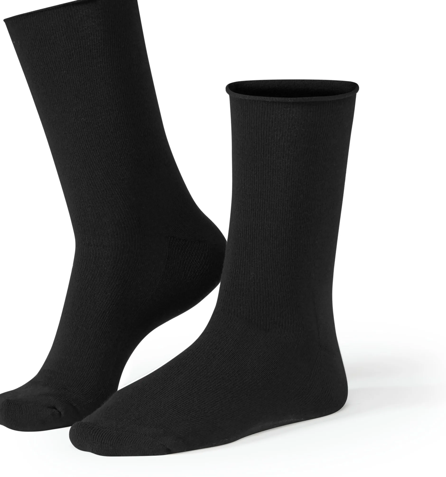 Life Wear Diabetesstrumpa Bomull Svart 40/42 1 st