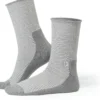 Life Wear Diabetikerstrumpa Bomull Grårandig Stl 40-42