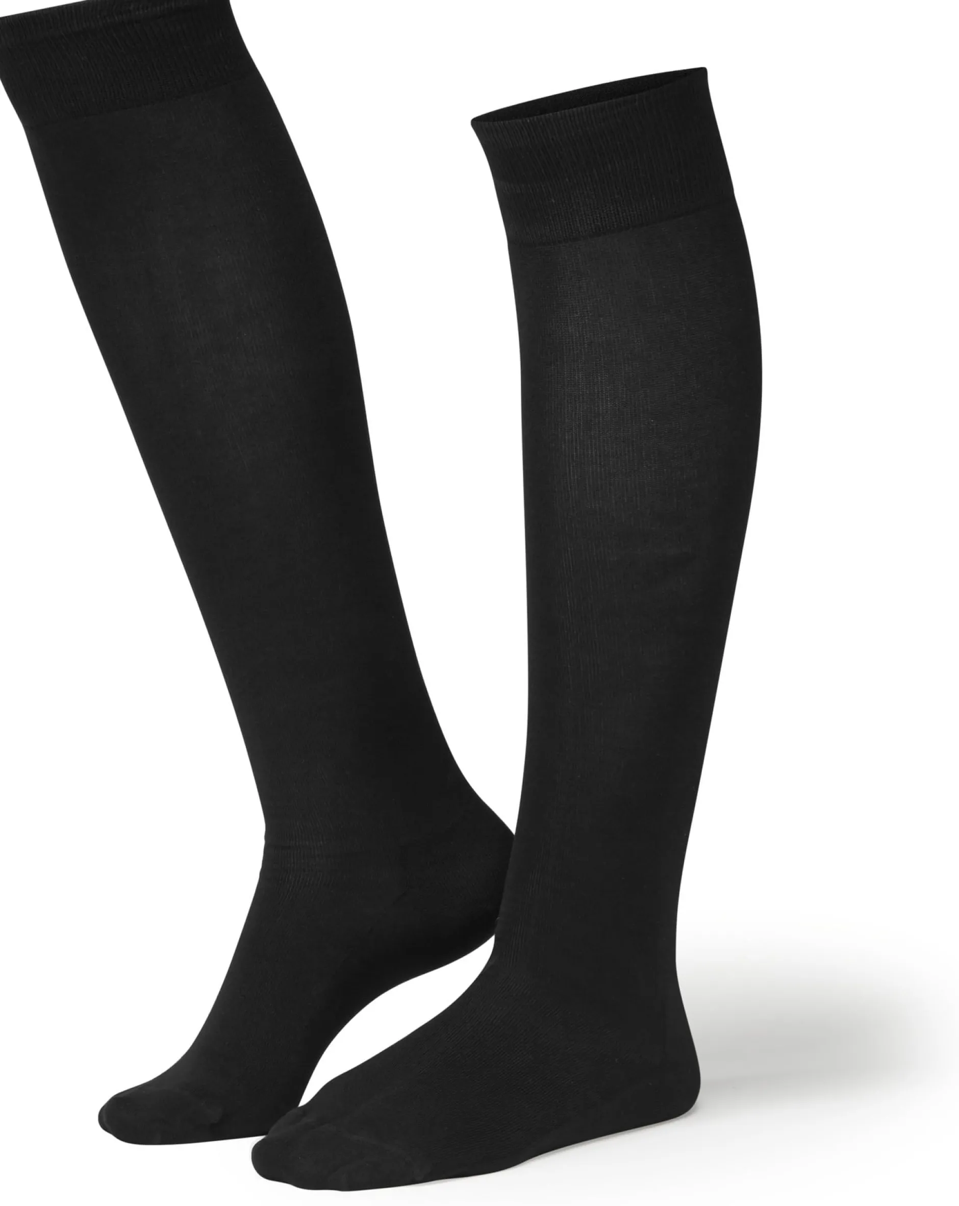 Life Wear Stödstrumpa Bomull S-34/36 svart 1 par