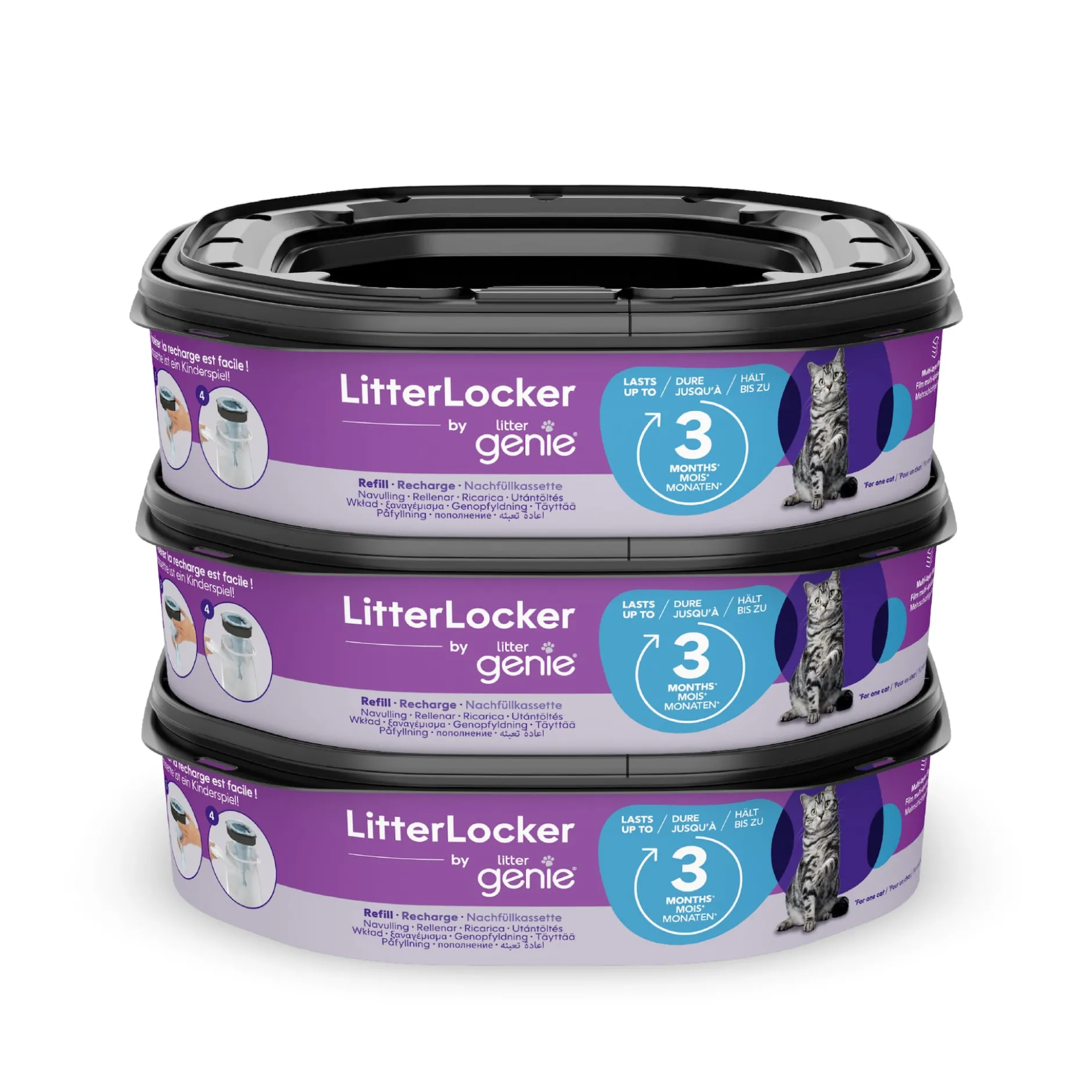 LitterLocker Refill 3-pack Litterlocker by Littergenie