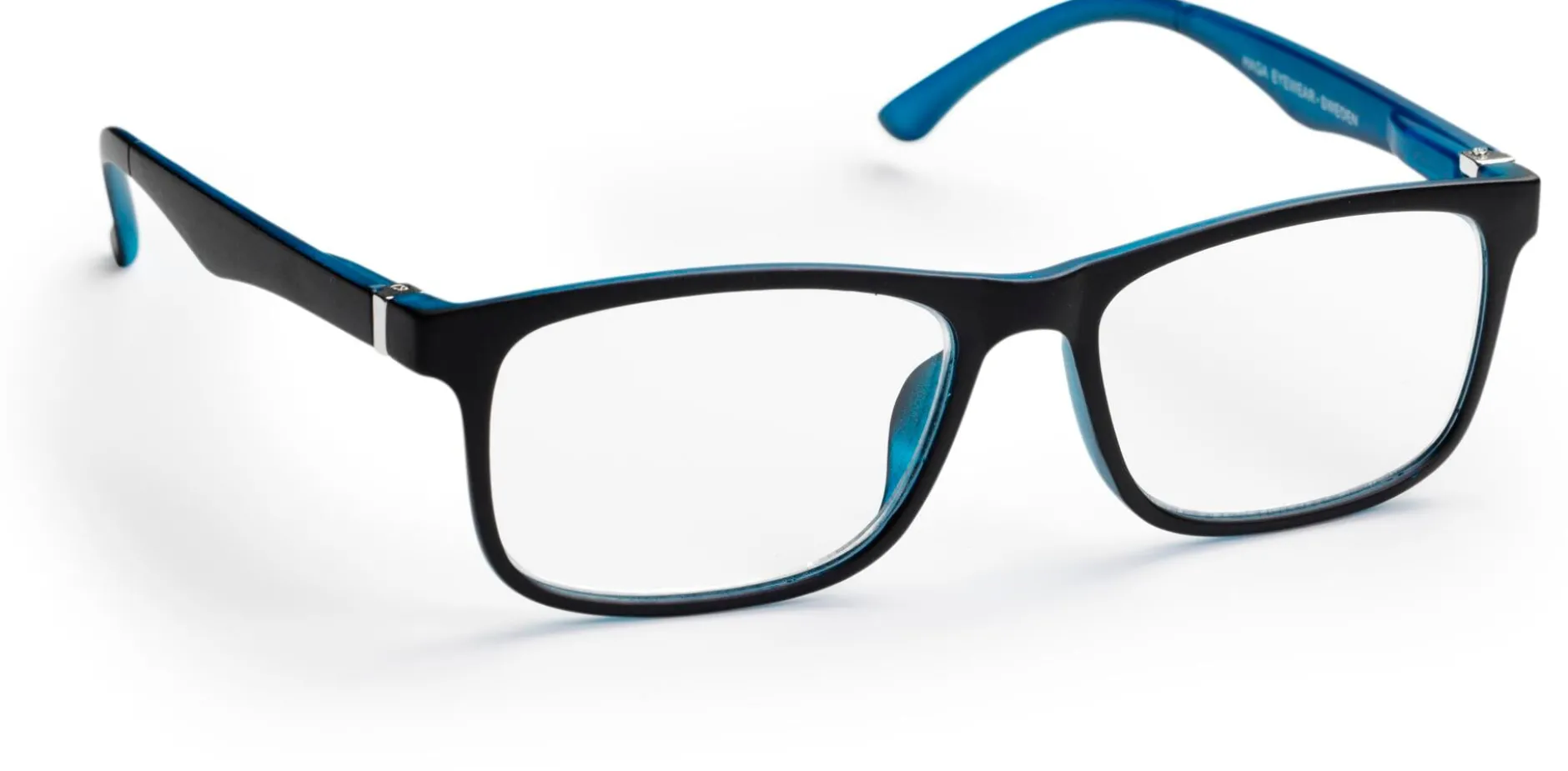 Lix by Haga Optik Stockholm Matt black/blue +1,5