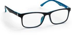 Lix by Haga Optik Stockholm Matt black/blue +2,0