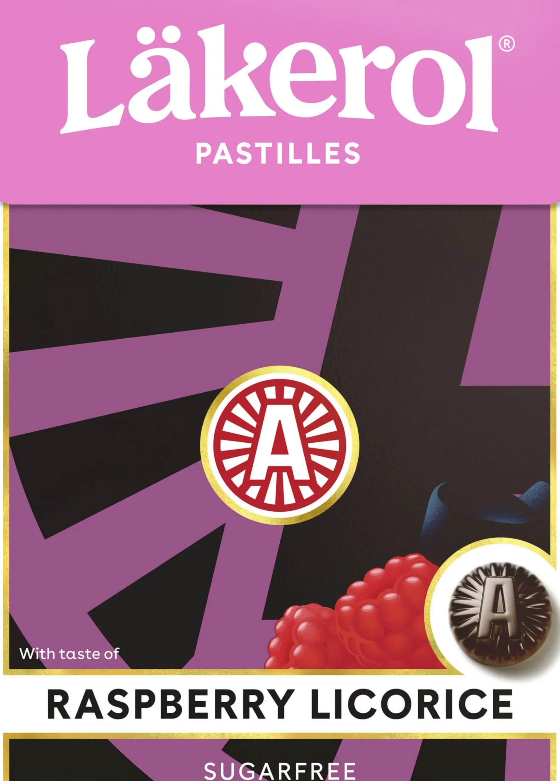 Läkerol Rasberry Licorice Big Pack 75 g