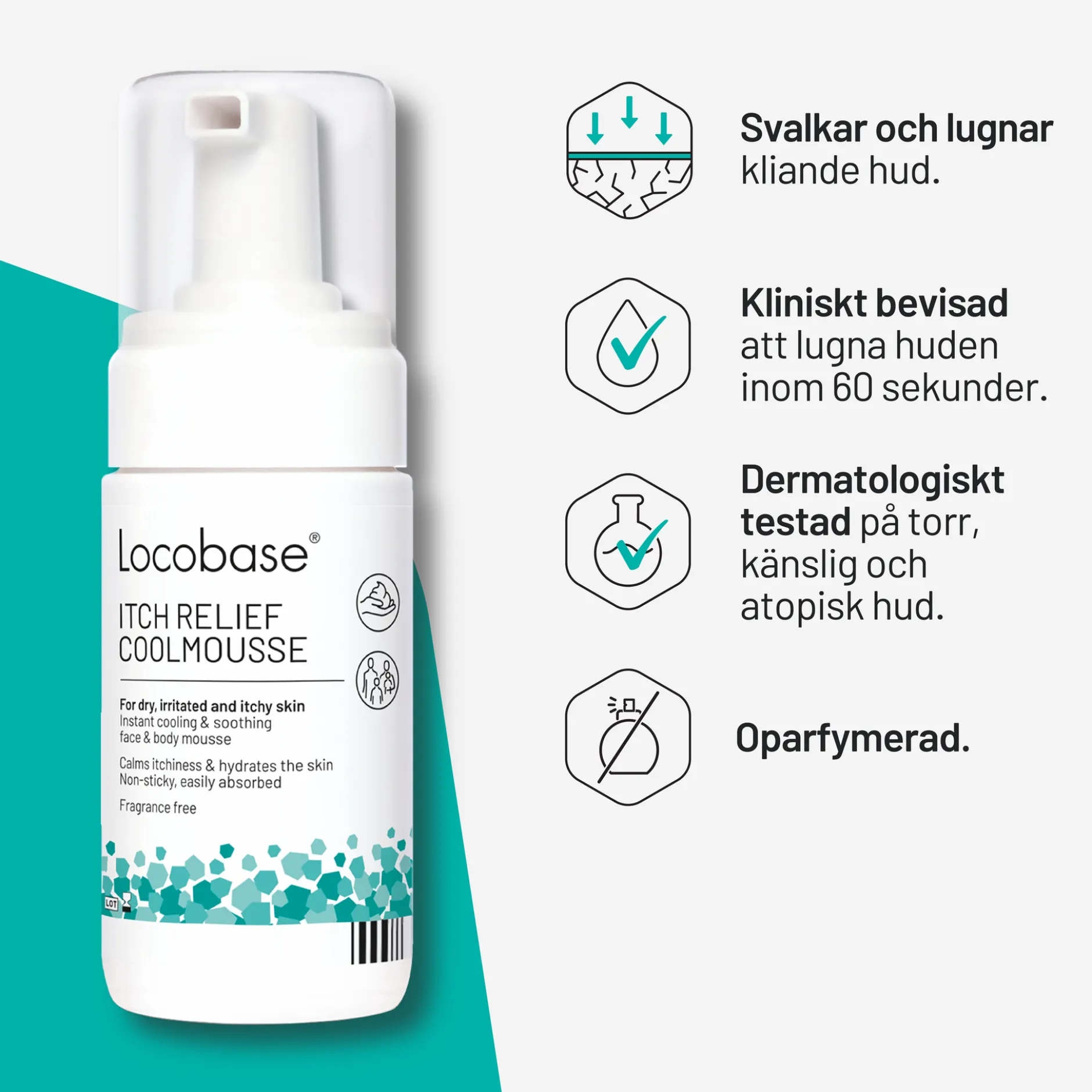 Locobase Itch Relief Coolmousse 100 ml