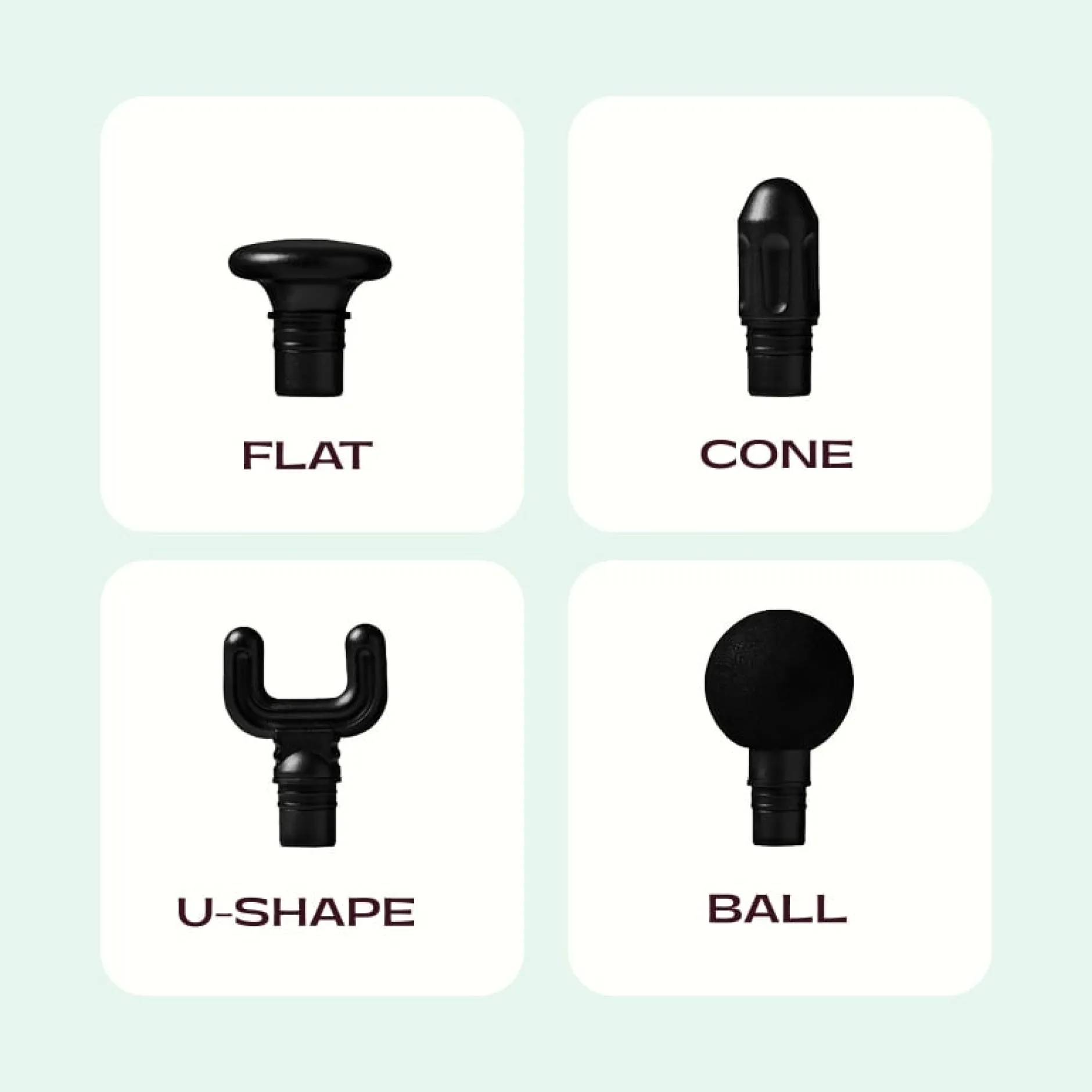Lola Massage Gun Mint Cream
