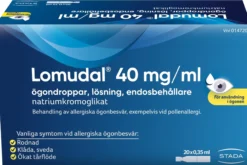 Lomudal Ögondroppar endosförpackning, 40 mg/ml, 0,35 ml x 20 st