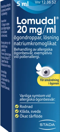 Lomudal Ögondroppar 5 ml