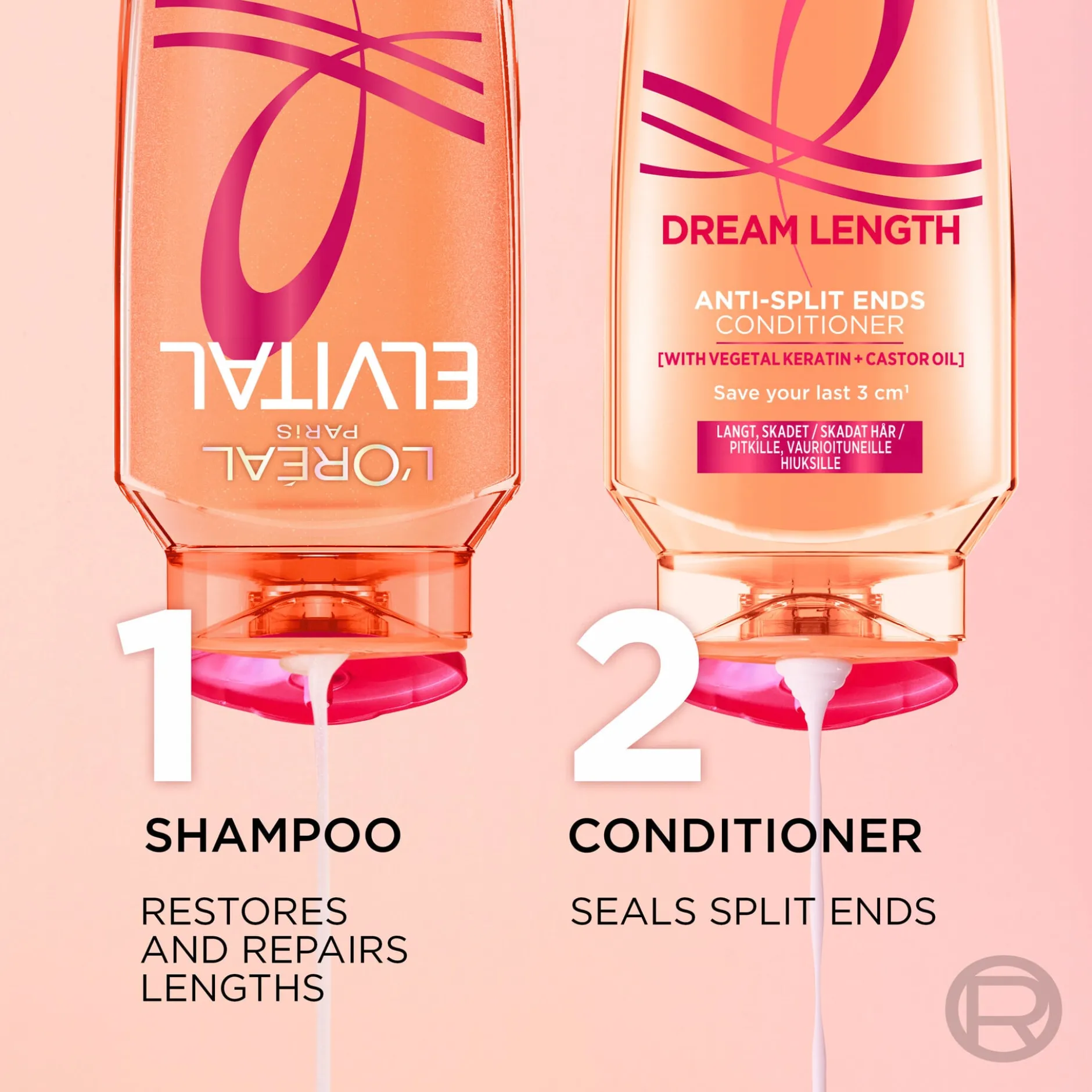 L'Oréal Paris Elvital Dream Lengths Restoring Schampoo 250 ml