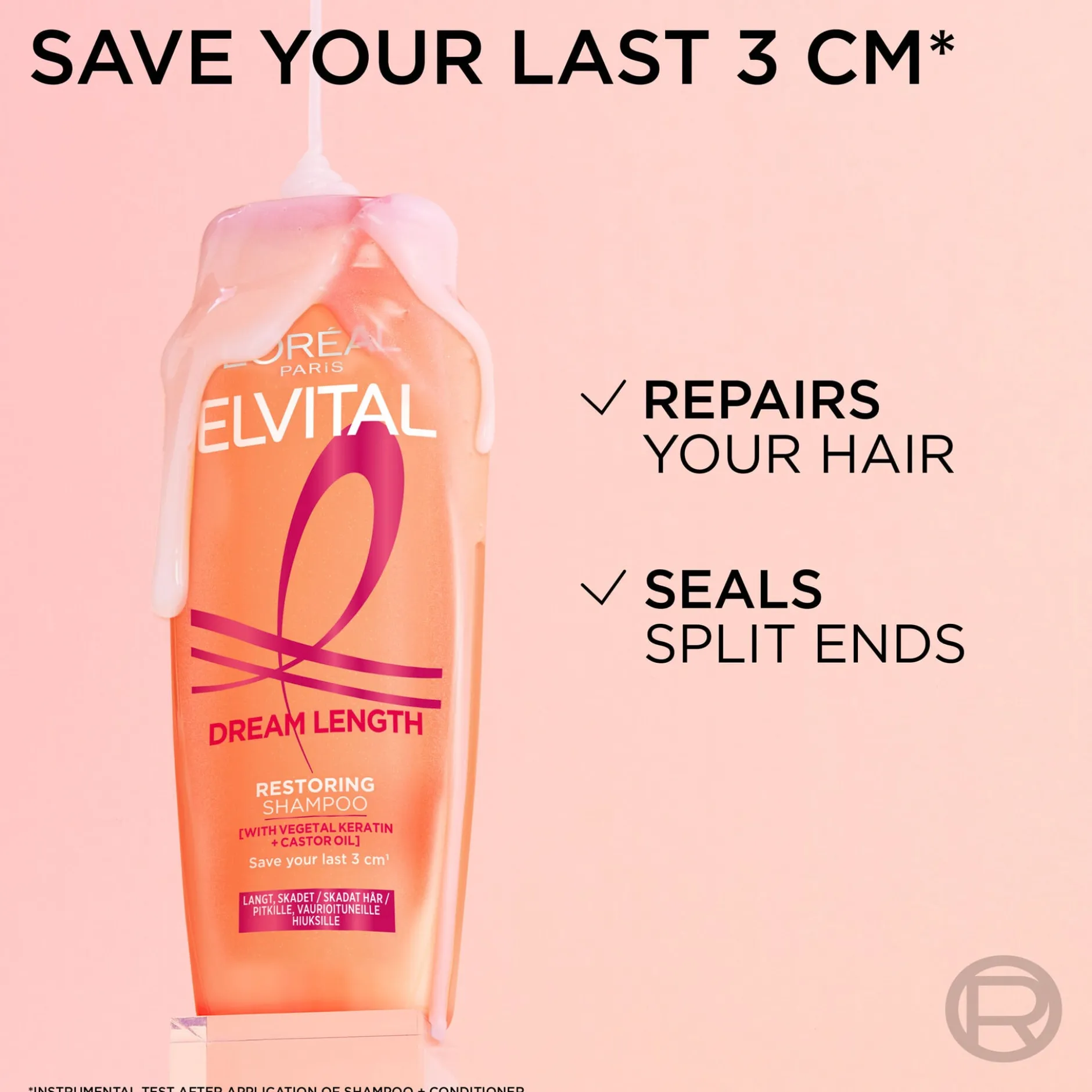 L'Oréal Paris Elvital Dream Lengths Restoring Schampoo 250 ml