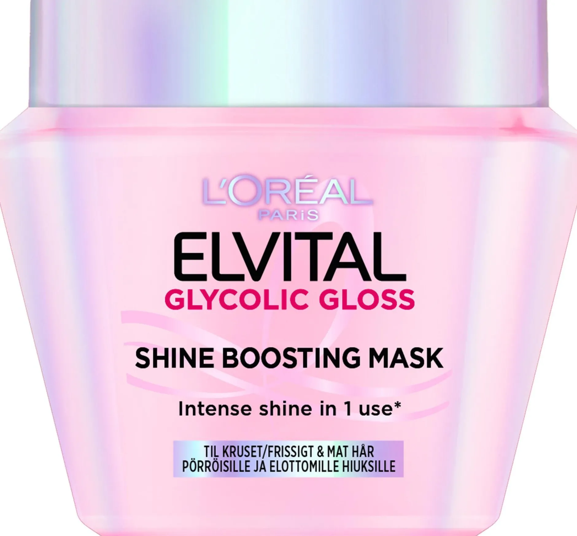 L'Oréal Paris Elvital Glycolic Gloss Shine Boosting Mask: Glansförstärkande hårinpackning 300 ml