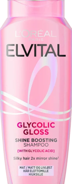 L'Oréal Paris Elvital Glycolic Gloss Schampo för glanslöst hår 250 ml