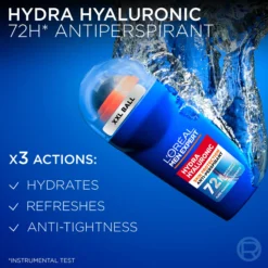 L'Oréal Paris Men Expert Hydra Hyaluronic Deodorant Roll On 50 ml
