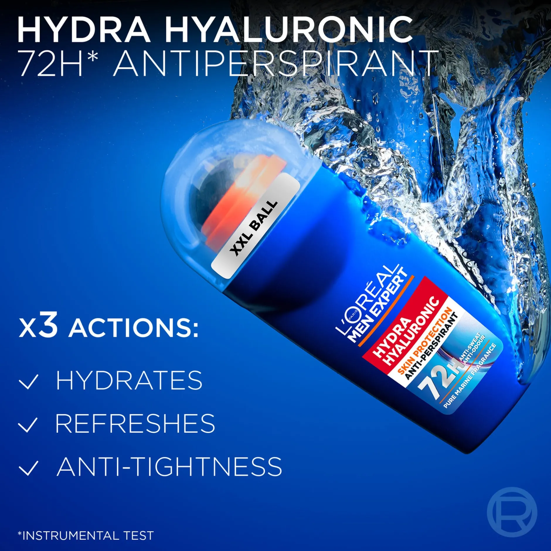 L'Oréal Paris Men Expert Hydra Hyaluronic Deodorant Roll On 50 ml