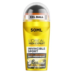 L'Oréal Paris Men Expert Invincible Sport 96H Anti-Perspirant Deodorant Roll On 50 ml