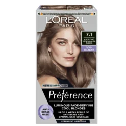 L'Oréal Paris Préférence Cool Blondes Permanent Hårfärg för normalt hår 7.1 Iceland 1 st