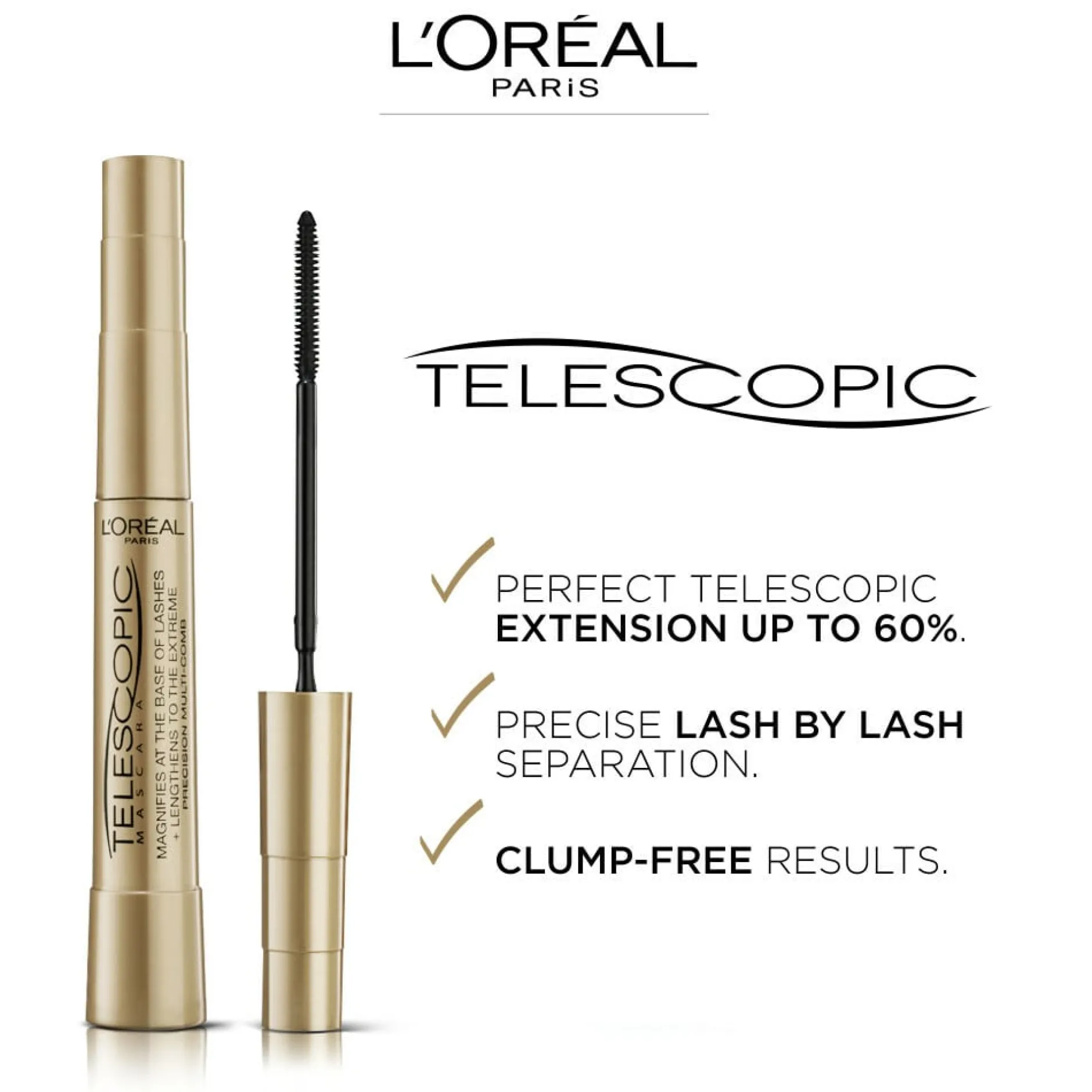 L'Oréal Paris Telescopic Mascara Magnetic Black