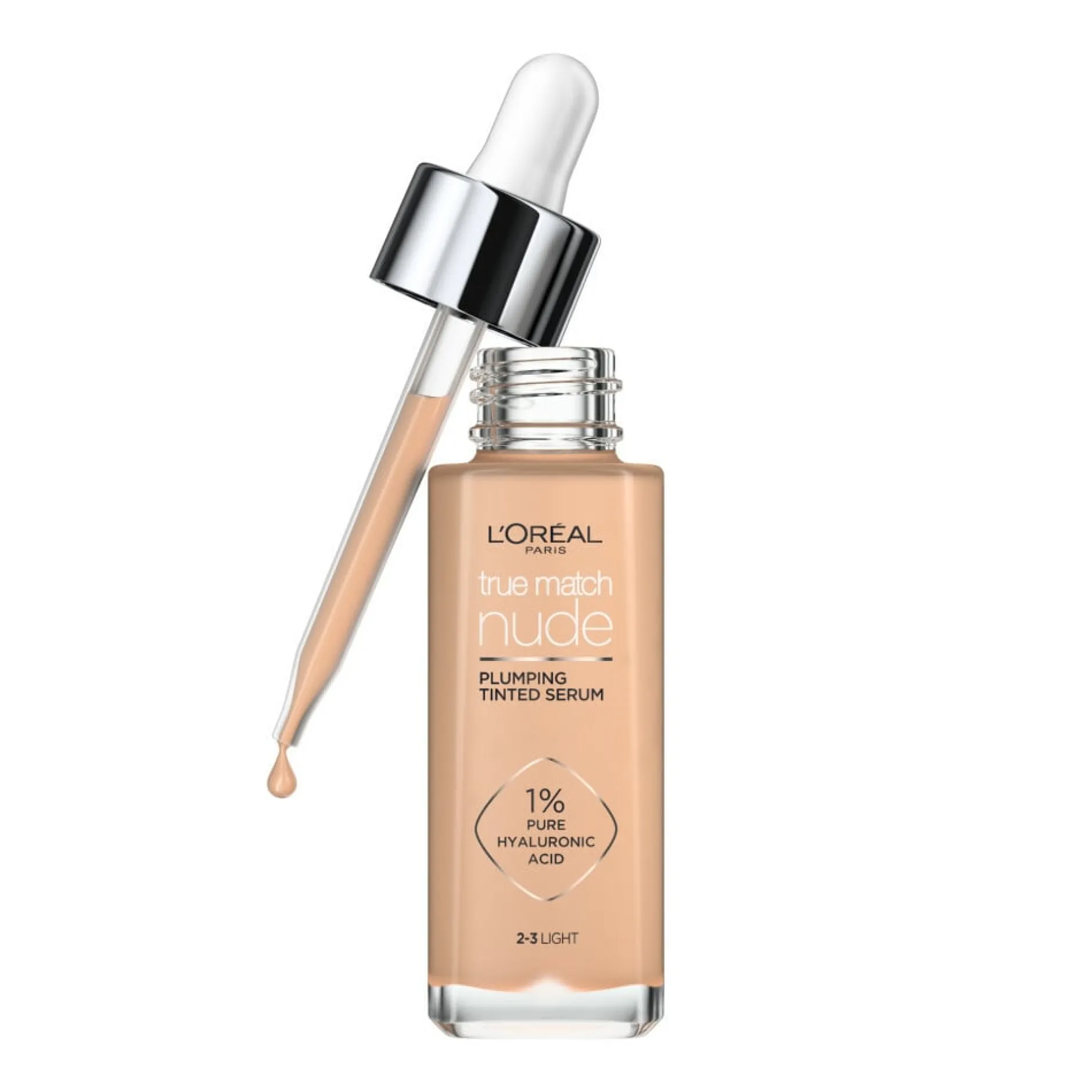 L'Oréal Paris True Match Nude Plumping Tinted Serum 2-3 Light 30 ml