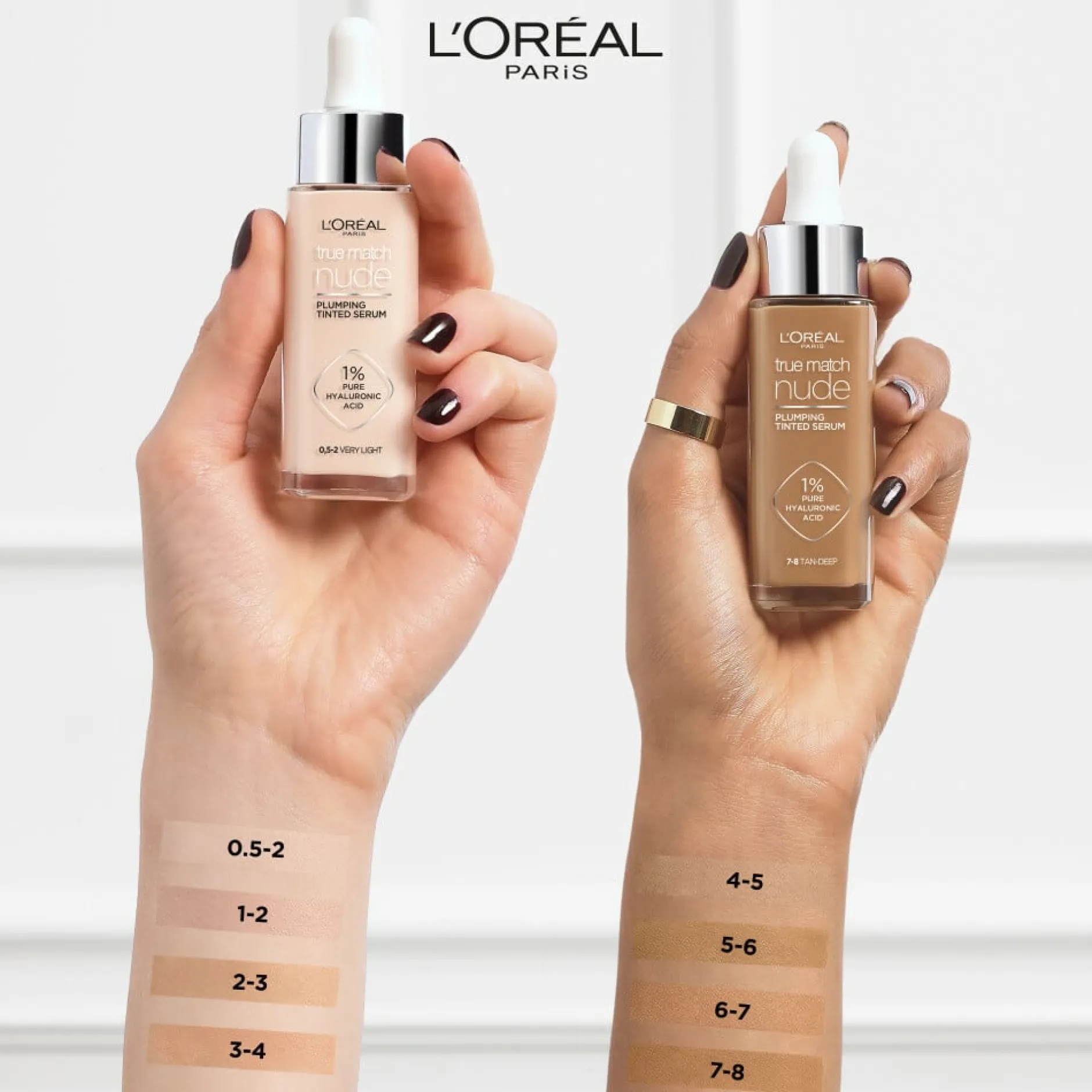 L'Oréal Paris True Match Nude Plumping Tinted Serum 0.5-2 Very Light 30 ml