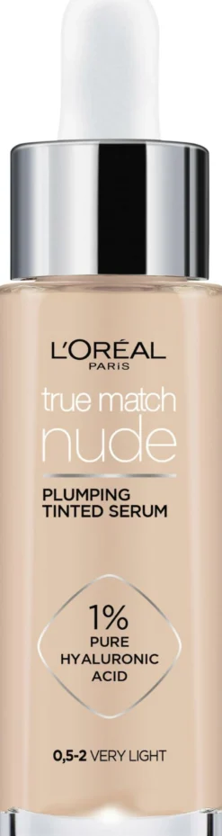 L'Oréal Paris True Match Nude Plumping Tinted Serum 0.5-2 Very Light 30 ml