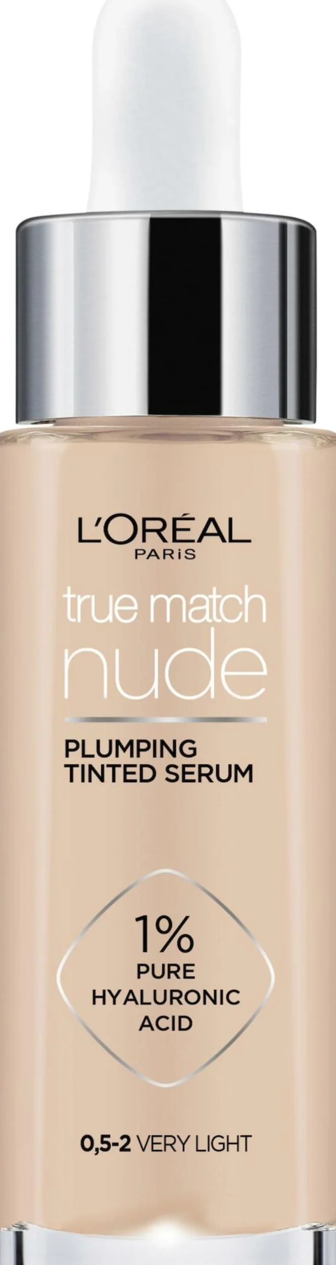 L'Oréal Paris True Match Nude Plumping Tinted Serum 0.5-2 Very Light 30 ml