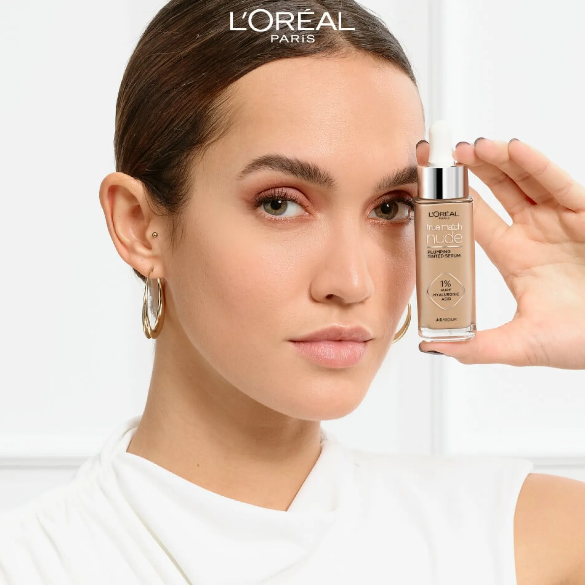 L'Oréal Paris True Match Nude Plumping Tinted Serum 4-5 Medium 30 ml