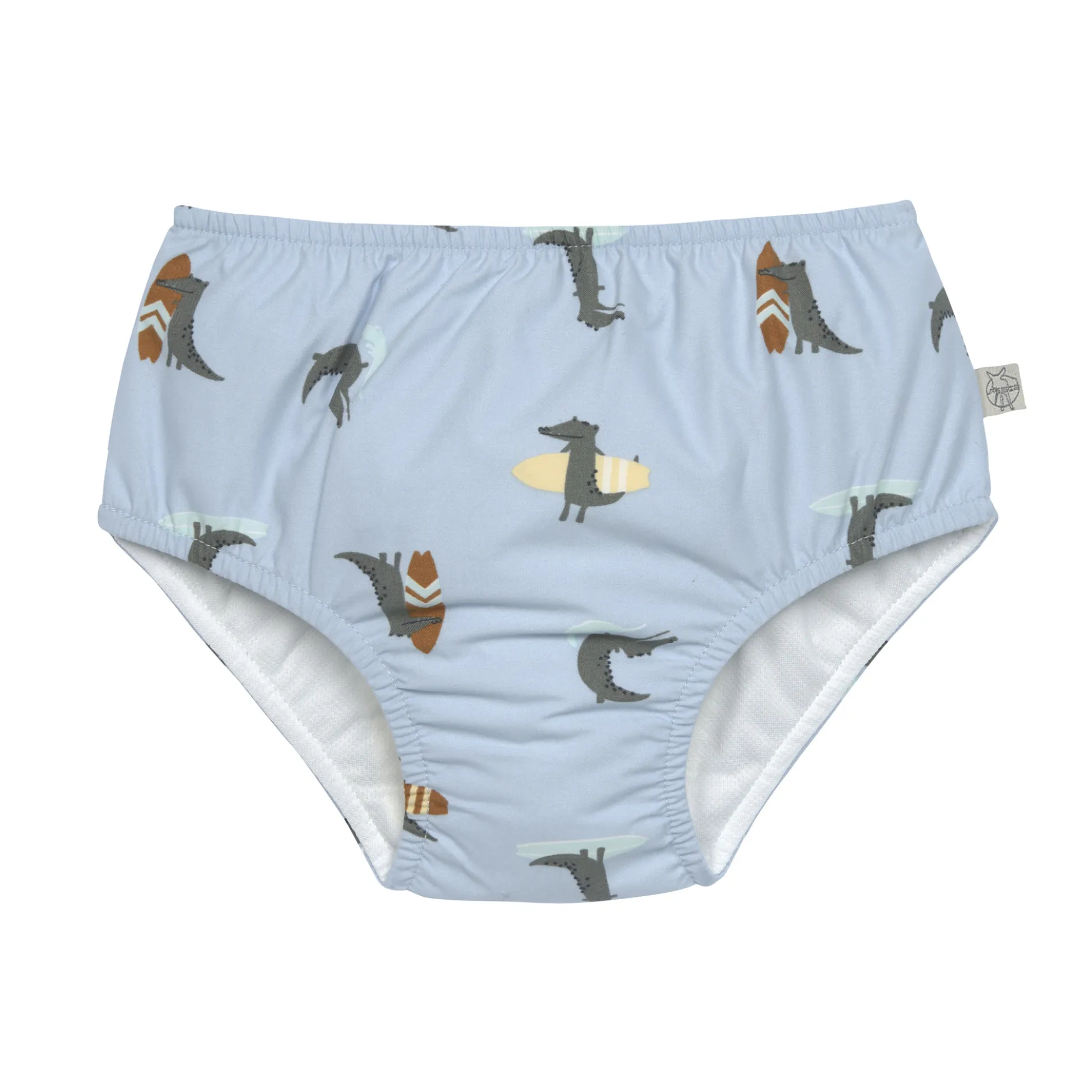 Lässig Badblöja Crocodile Sky Blue 19–24 mån
