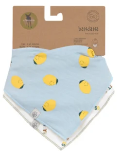 Lässig Dregellapp Bandana/Cowl-neck Happy Fruits Lemon 2 st