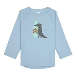 Lässig UV-tröja Med Långa Ärmar Crocodile Sky Blue 19–24 mån