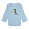 Lässig UV-tröja Med Långa Ärmar Crocodile Sky Blue 25–36 mån