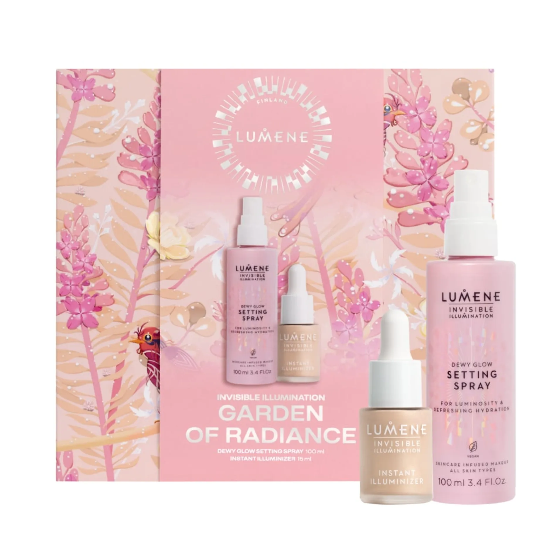 Lumene Invisible Illumination Instant Glow Set 2026 2 pcs