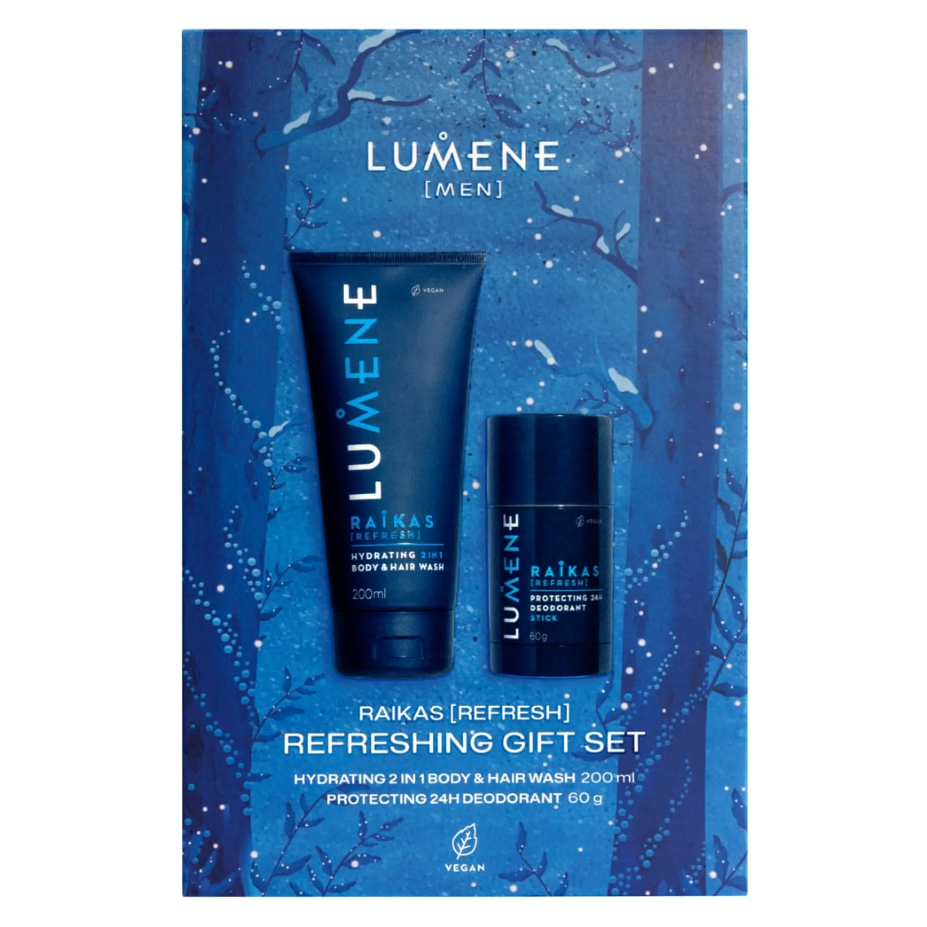 Lumene Men Raikas Refreshing Morning Gift Set 2026 2 pcs