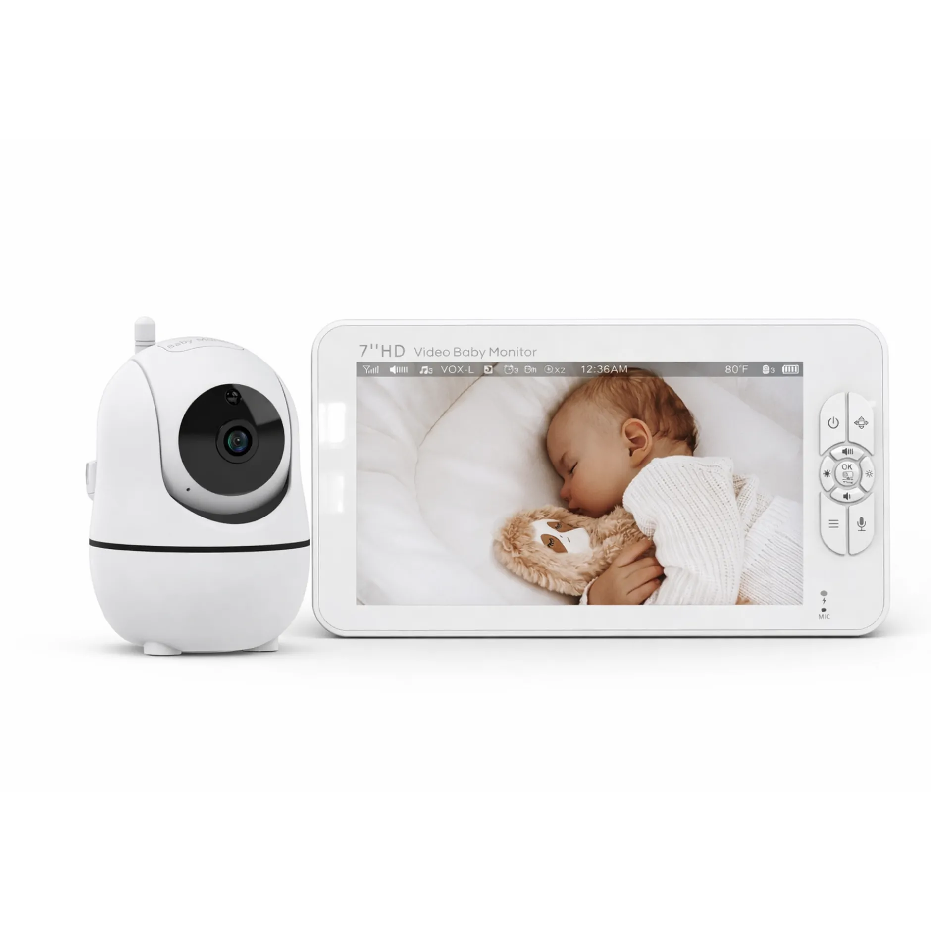 Luna Bambini Baby Monitor Video Pro 7,0 Tum Färgskärm