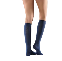 Mabs Cotton Knee Stödstrumpor Navy XL