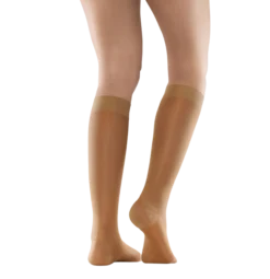 Mabs Nylon Knee Stödstrumpor Tan S