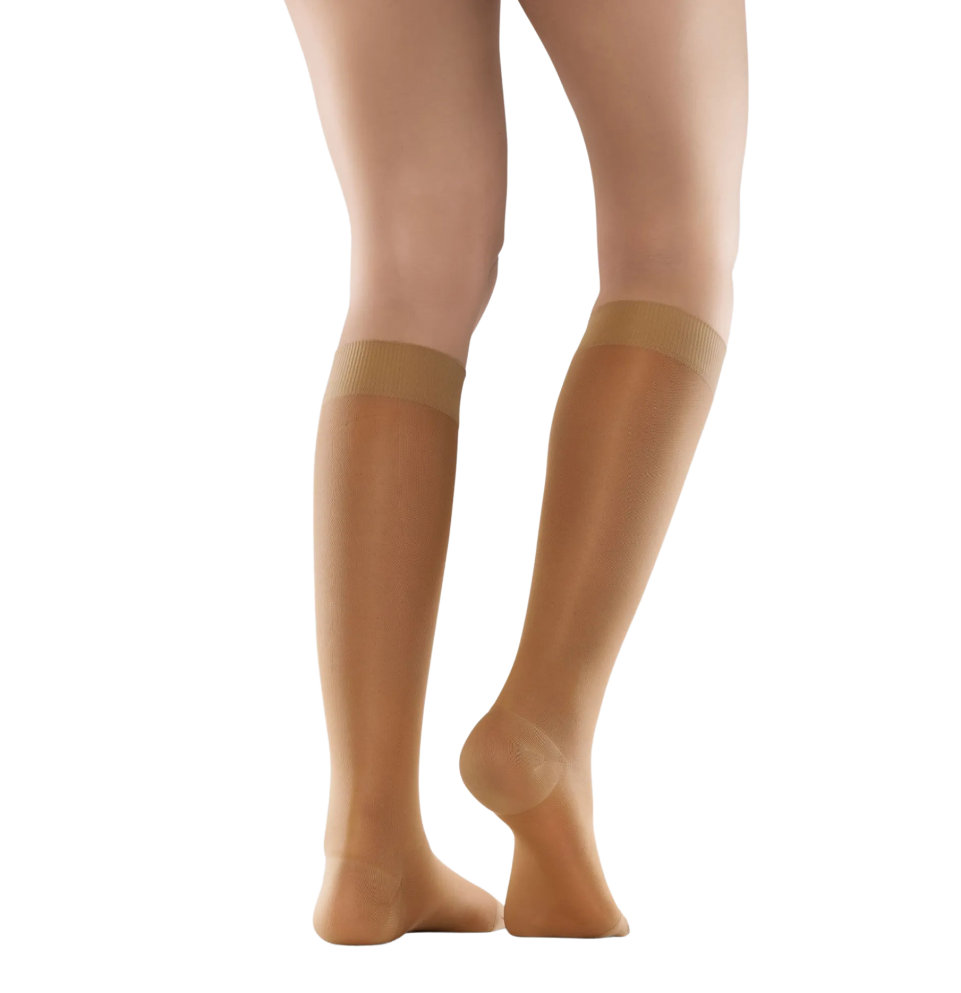 Mabs Nylon Knee Stödstrumpor Tan XL
