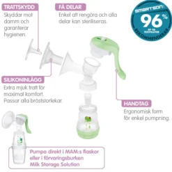 MAM 2in1 Elektrisk & Manuell Bröstpump 1 st