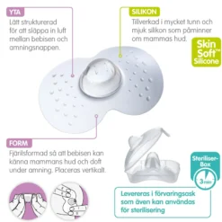 MAM Nipple Shields Amningsnappar Small 2 st