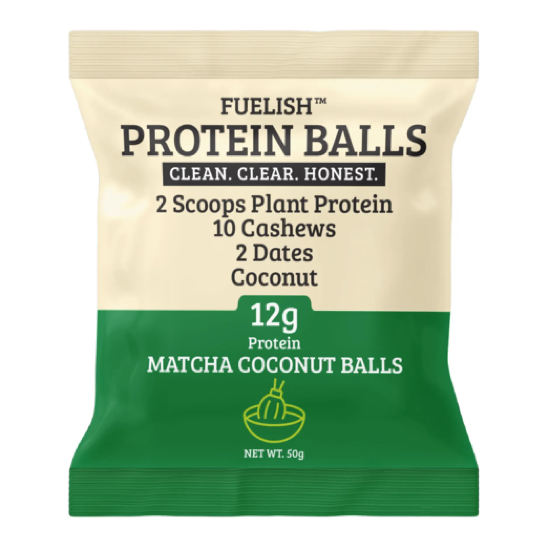 Matcha & Coconut Balls 50 g