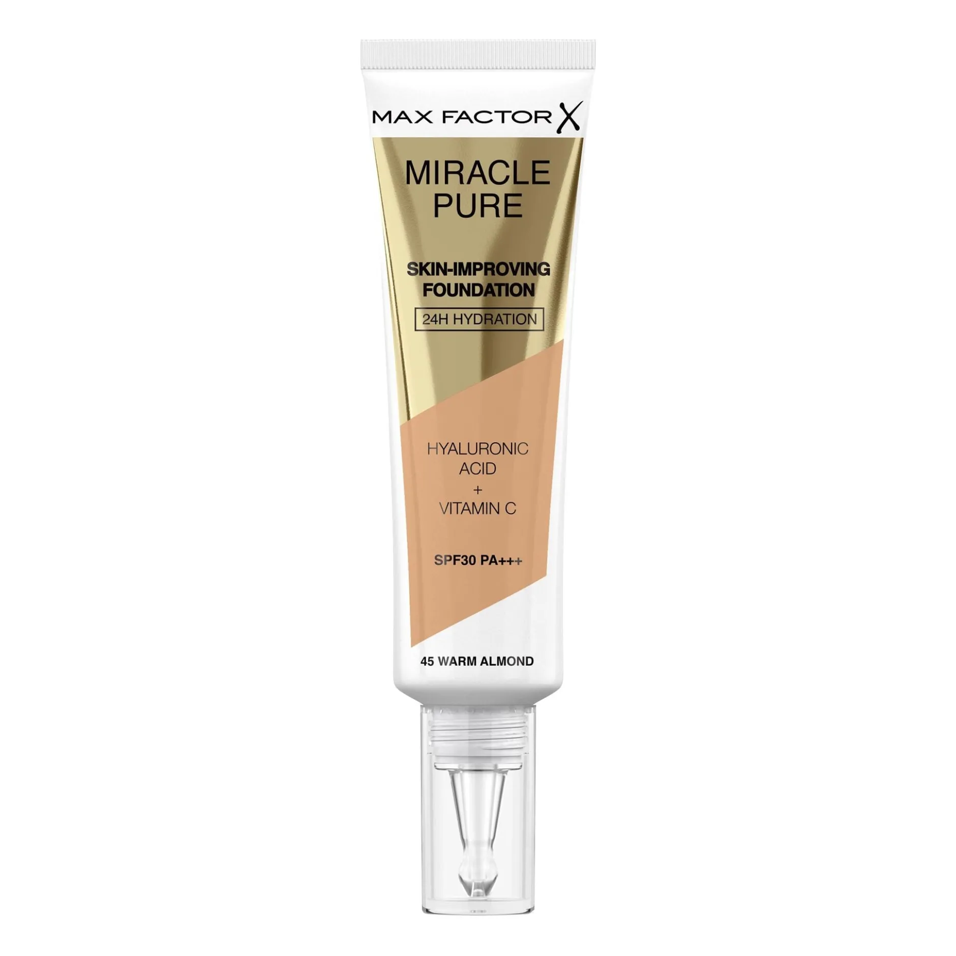 Max Factor Miracle Pure Foundation 45 Warm Almond 30 ml