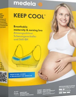 Medela Graviditets & Amnings-BH Keep Cool Large Vit 1 st