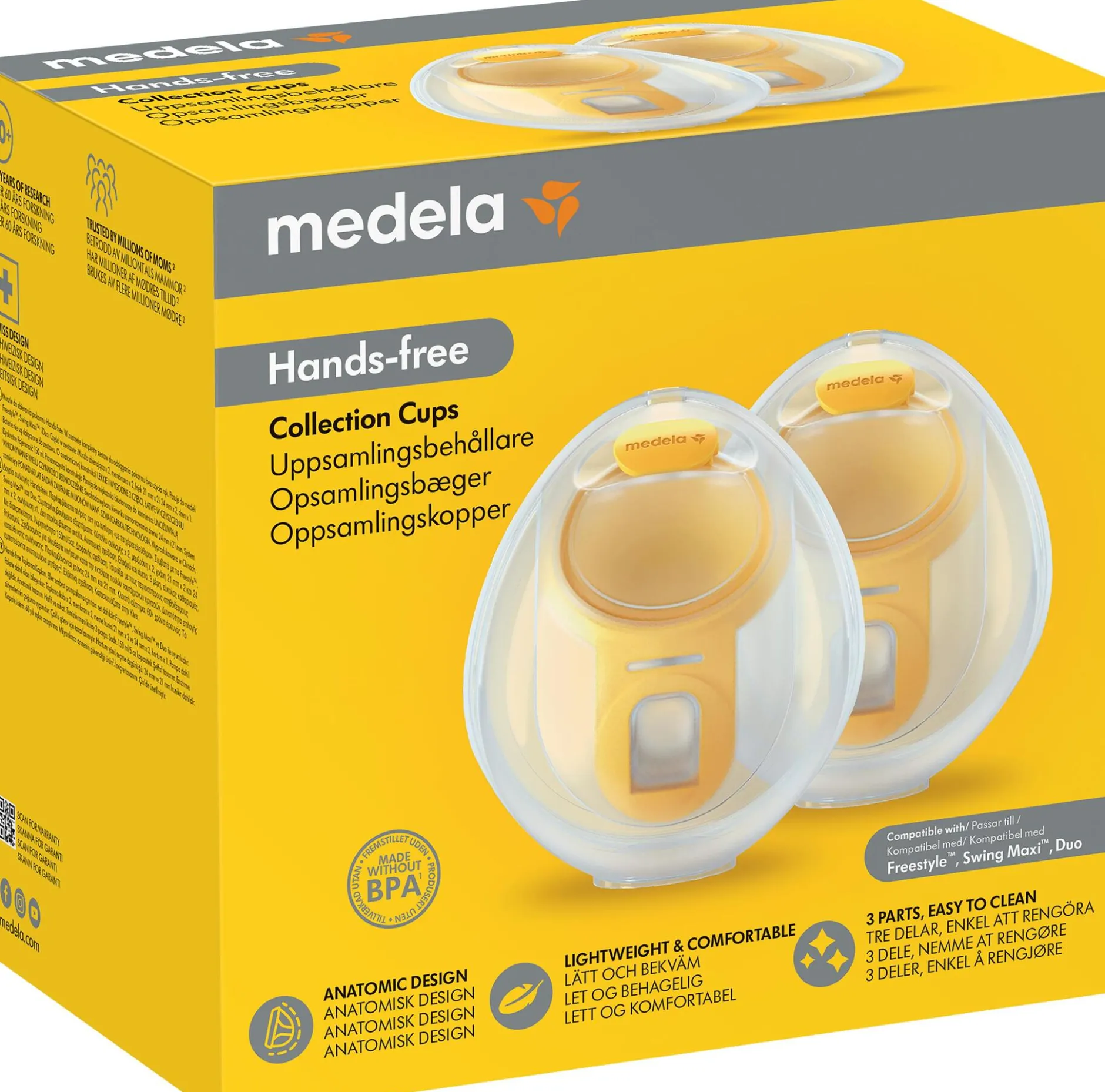 Medela Hands-free Uppsamlingsbehållare 2 st