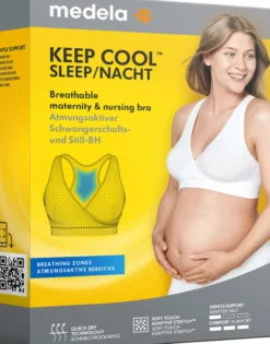 Medela Keep Cool Natt-BH, svart, Stl L