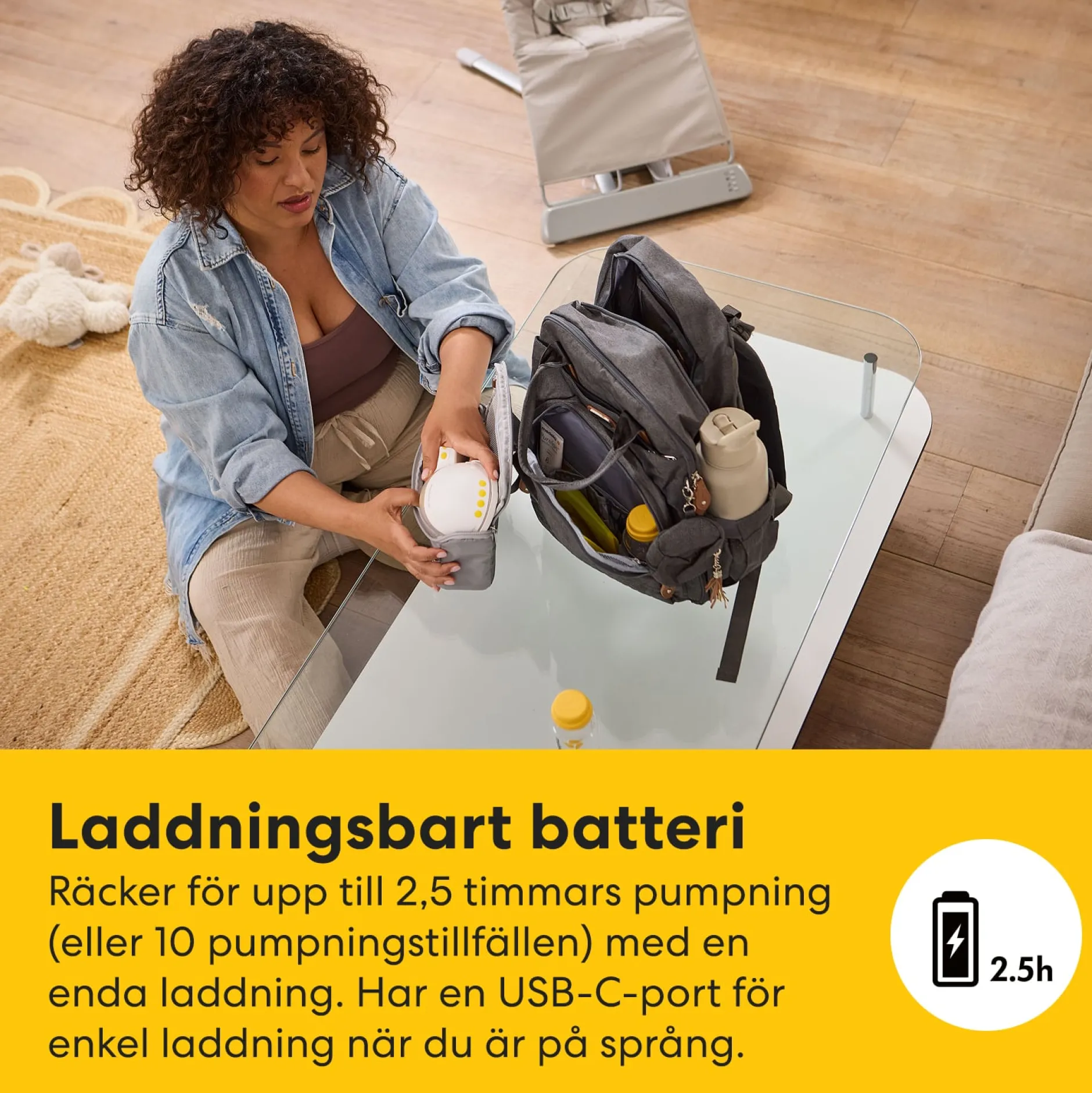 Medela Motion InBra Bärbar Bröstpump Enkel