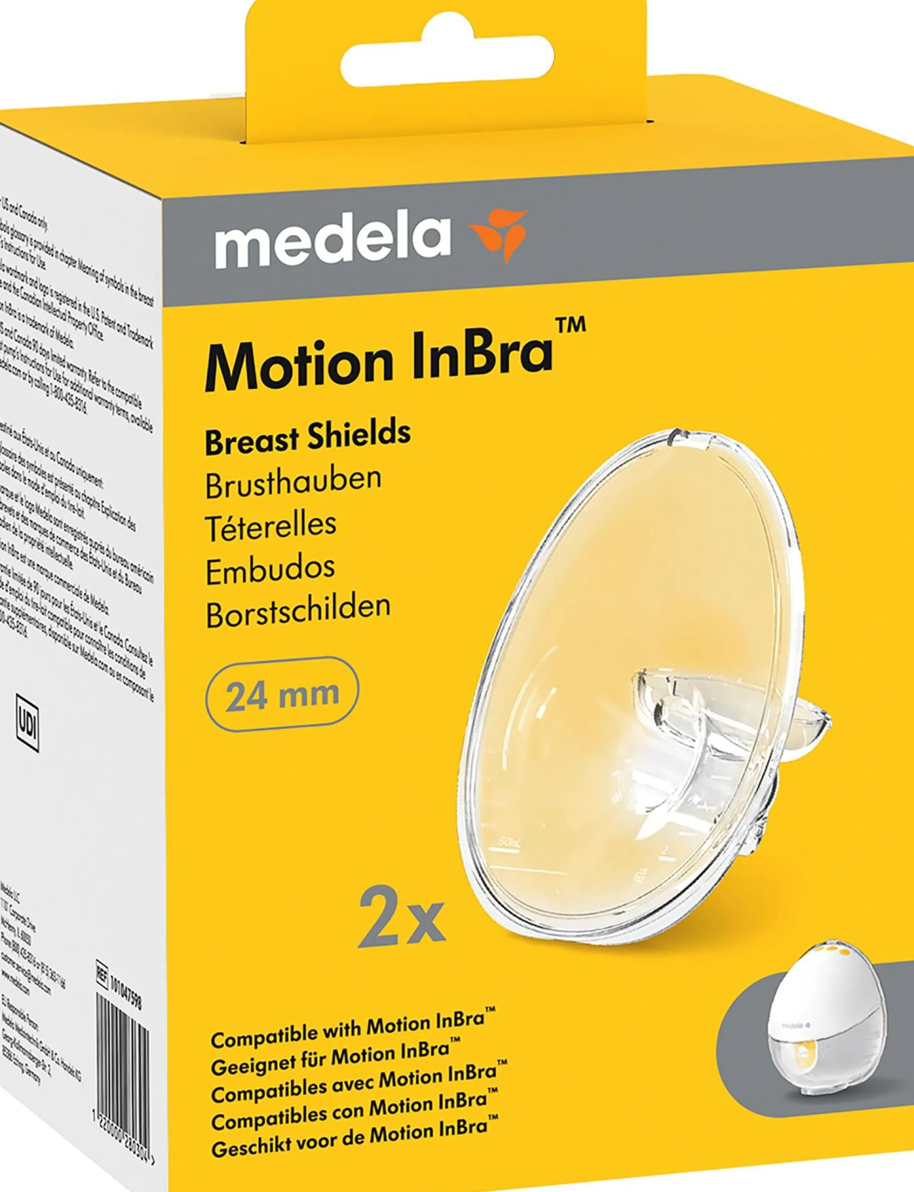 Medela Motion InBra Brösttrattar 24 mm 2-p