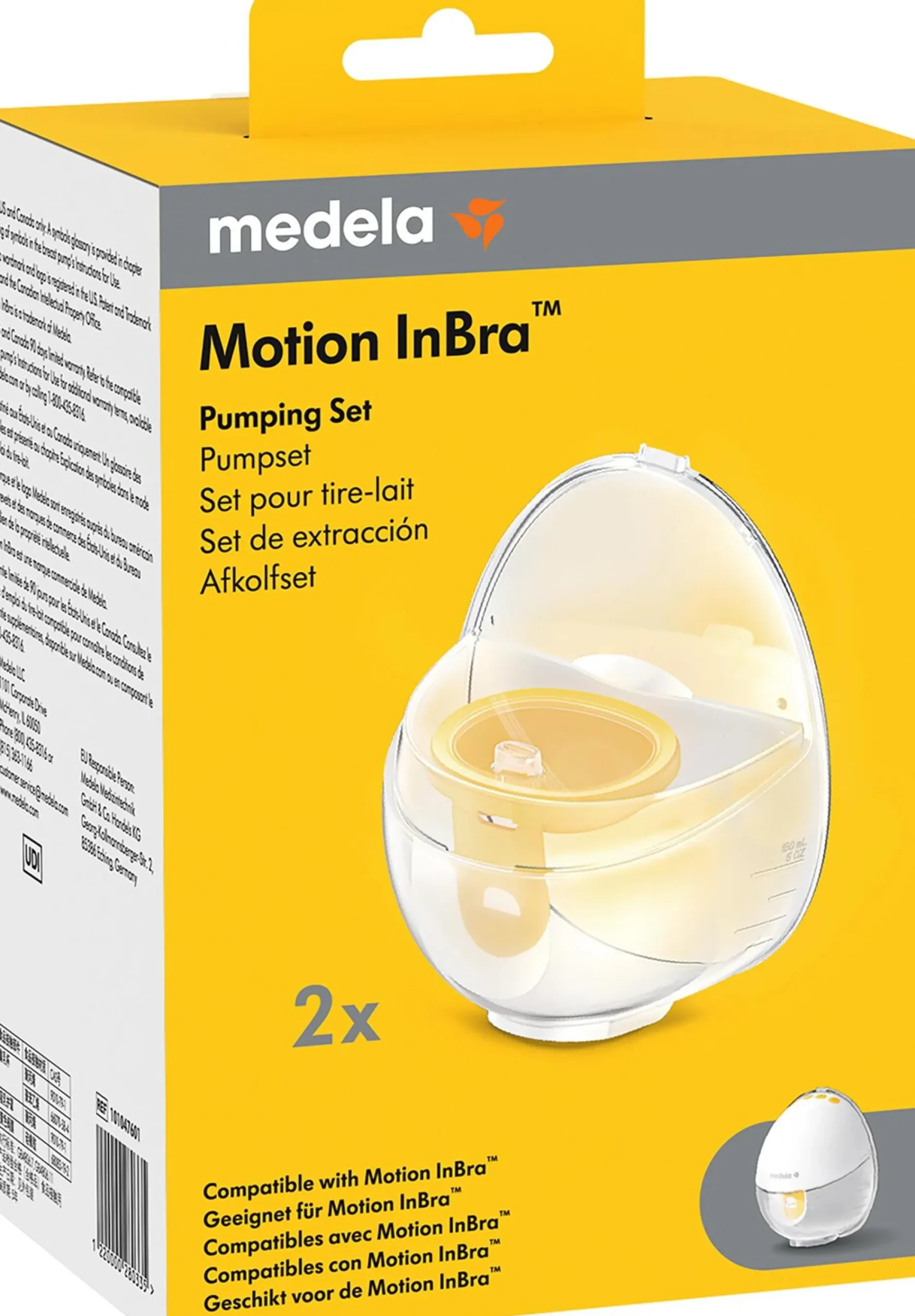 Medela Motion InBra Pumpset Dubbel 2 st