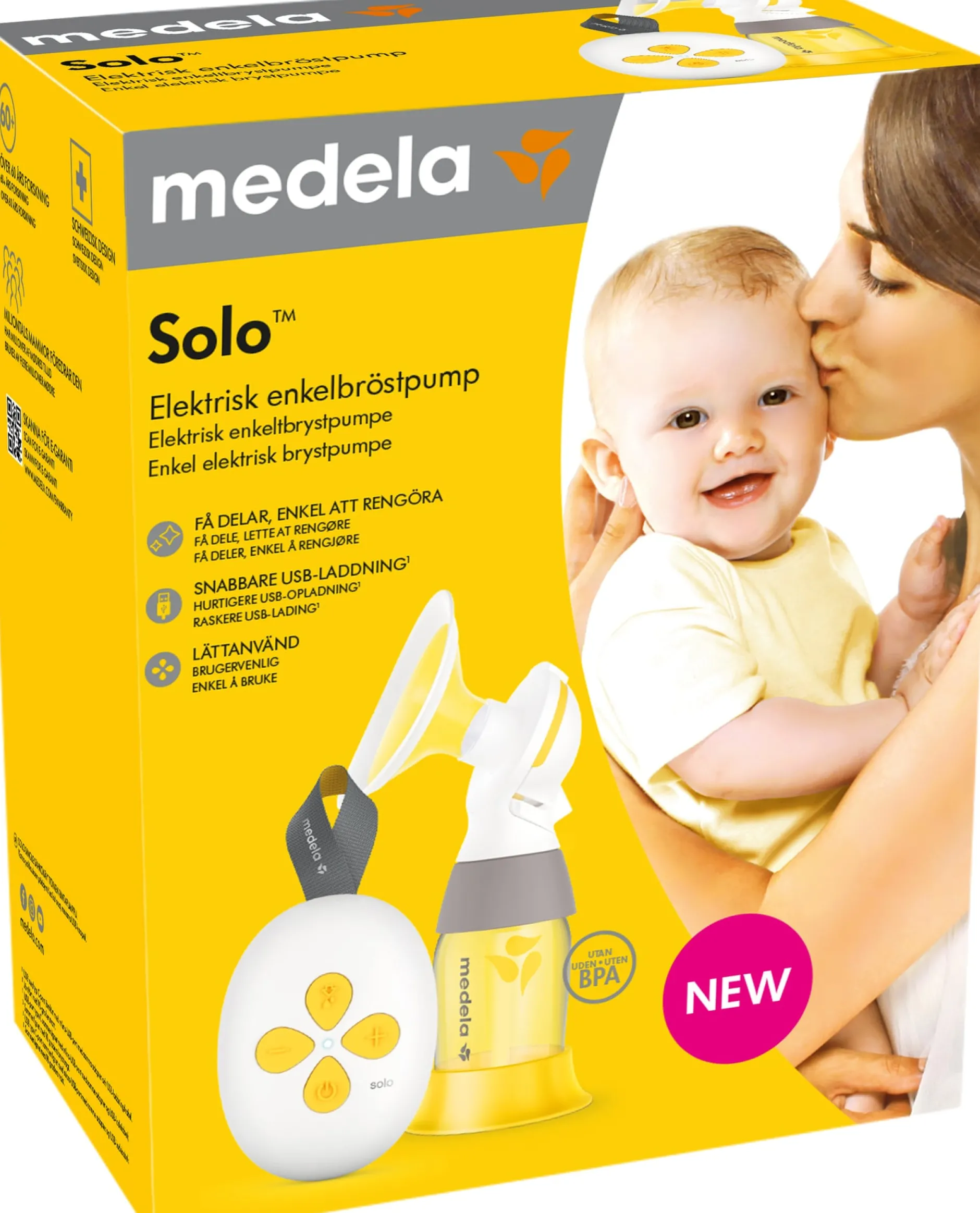 Medela Solo Elektrisk Enkelbröstpump