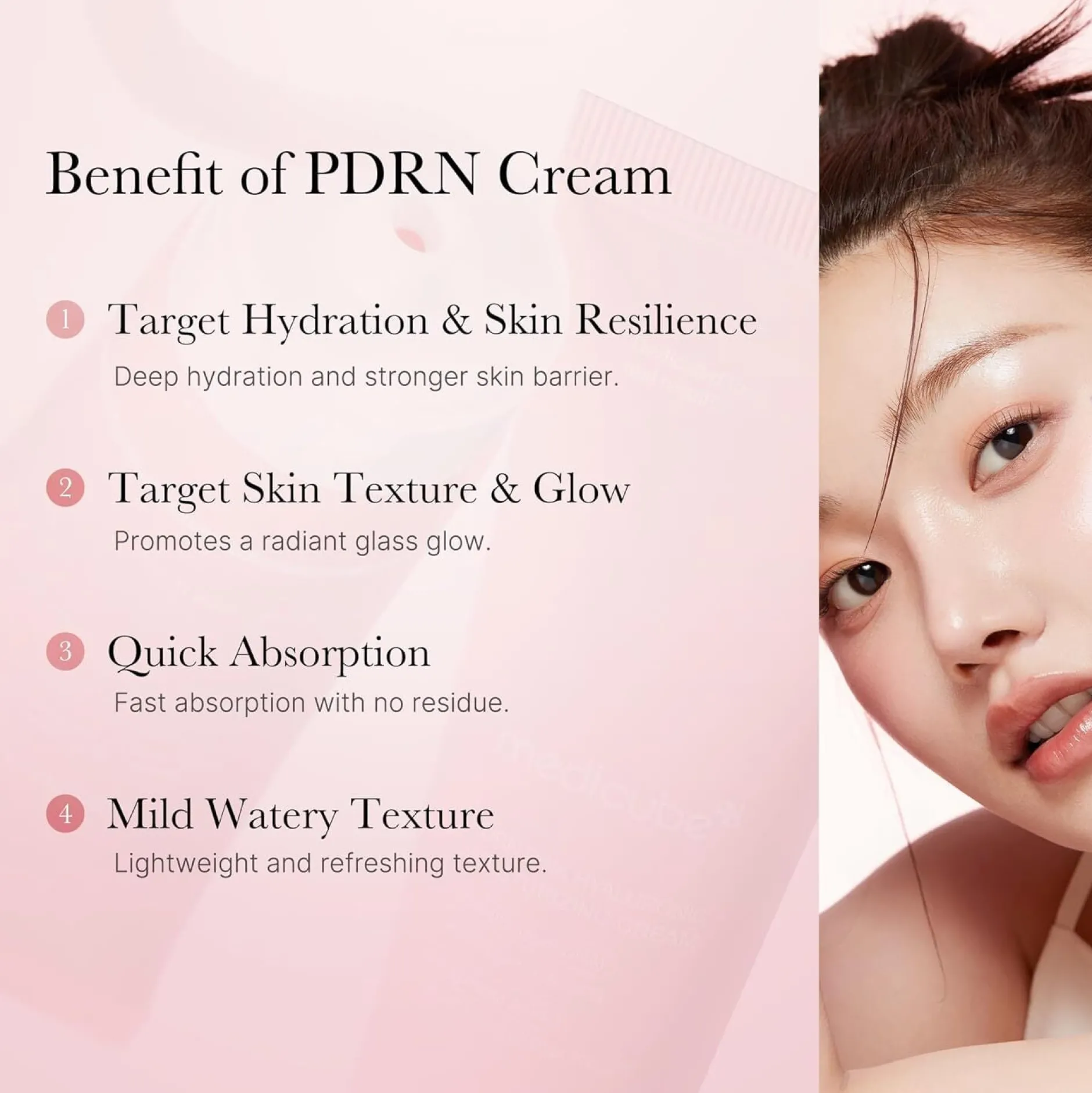 Medicube PDRN Pink Hyaluronic Moisturizing Cream 50 ml